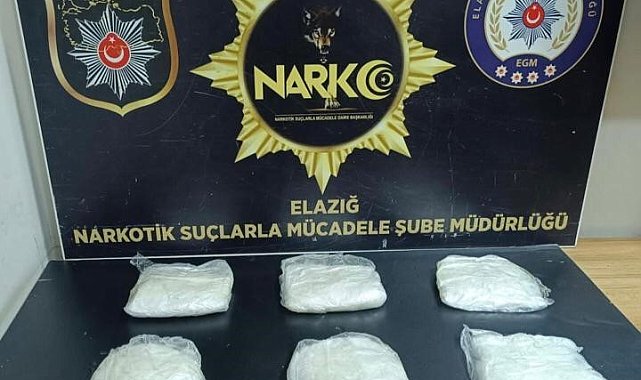 Elazığ'da uyuşturucuyla mücadele:4 gözaltı