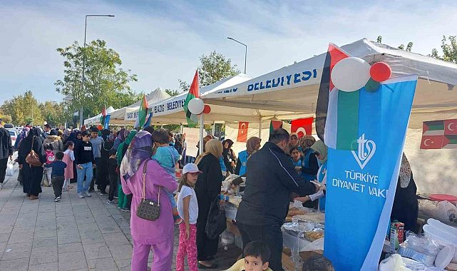 Elazığ'dan Filistin ve depremzedeler için anlamlı destek