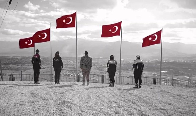Erzincan Emniyet Müdürlüğünden Atatürk'e özel video klip