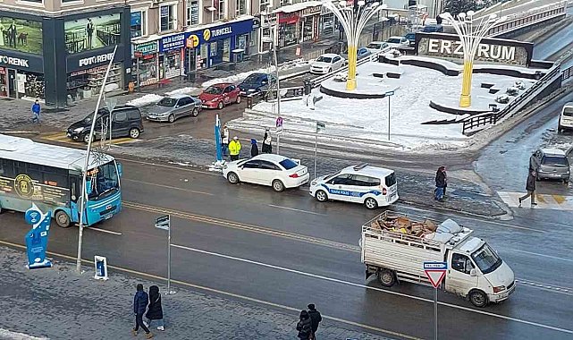 Erzurum trafiğine 1 ayda 3 bin 360 araç kaydı