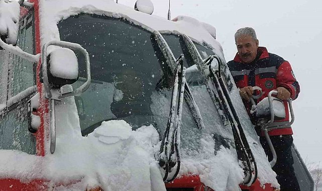 Erzurum'da sağlık personeli kışa hazır