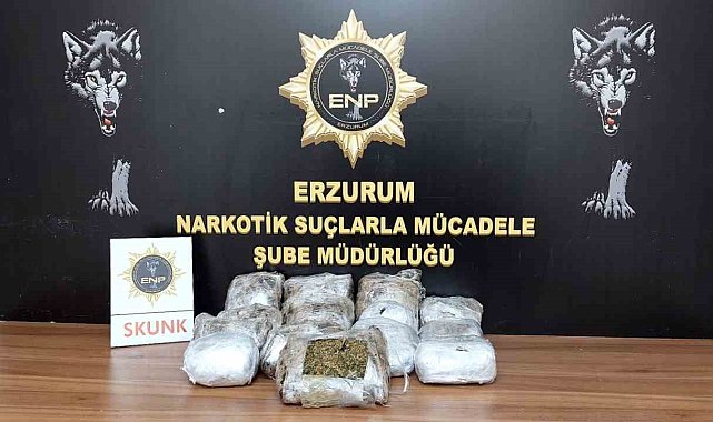 Erzurum'da uyuşturucu operasyonu