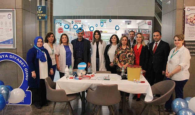 Fethi Sekin Şehir Hastanesi'nde 'Dünya Diyabet Günü' etkinliği