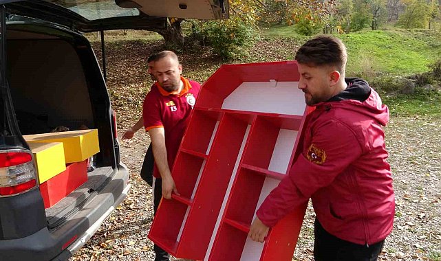 Gönüllü taraftarlardan dezavantajlı öğrencilere kütüphane