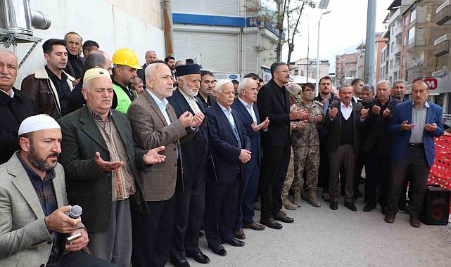 Hacı Sait Camisi'nin temeli dualarla atıldı