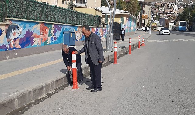 Hakkari Belediyesi duba çalışması başlattı