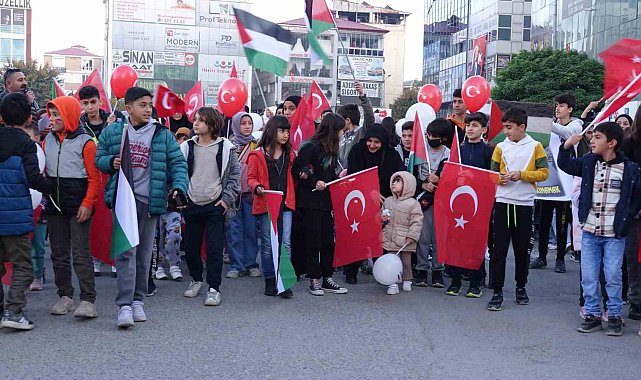 Iğdır'da "Büyük Filistin Yürüyüşü"