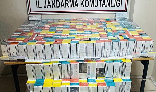 Jandarma'dan kaçak sigara operasyonu