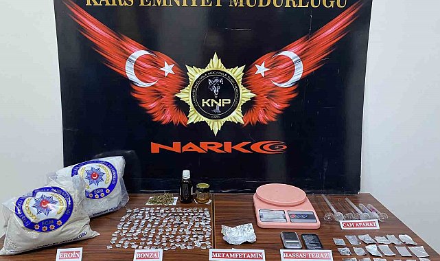 Kars polisi uyuşturucu tacirlerine göz açtırmıyor