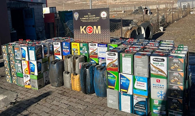 Kars'ta 5 ton 220 litre kaçak akaryakıt ele geçirildi