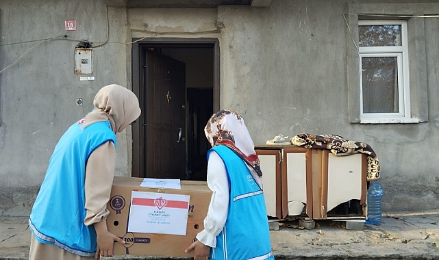 Kars&#039;ta ihtiyaç sahiplerine yardımlar devam ediyor