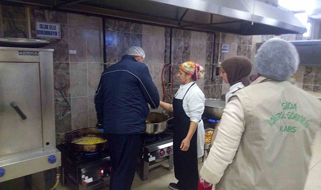 Kars'ta KYK yurtları denetlendi