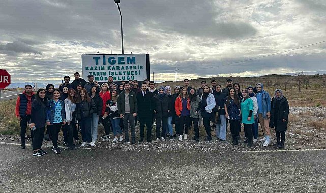 Laborant ve Veteriner Sağlık programı öğrencilerinden TİGEM'e teknik gezi