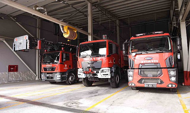 Malatya itfaiyesindeki eğitim çalışmaları sürüyor