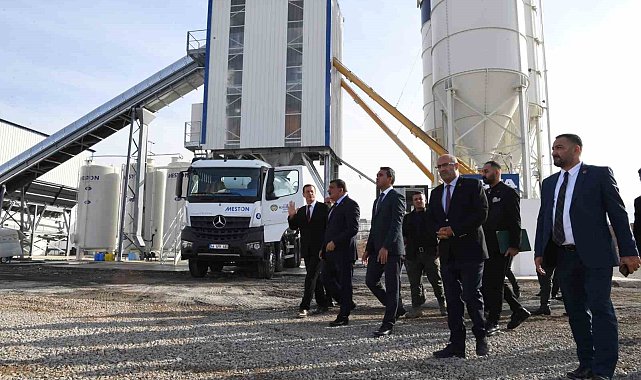 Malatya'da beton üretim santrali faaliyete başladı