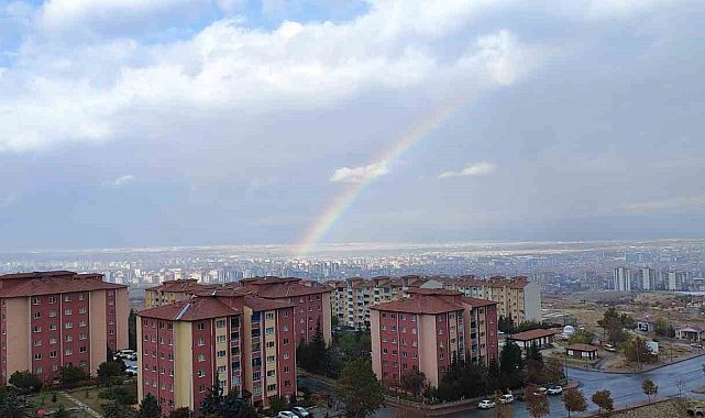 Malatya'da gökkuşağı şöleni