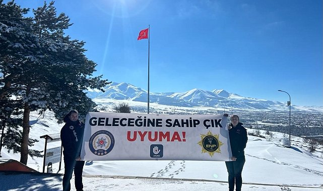 Polisten "Uyuşturucuya DUR de" çağrısı