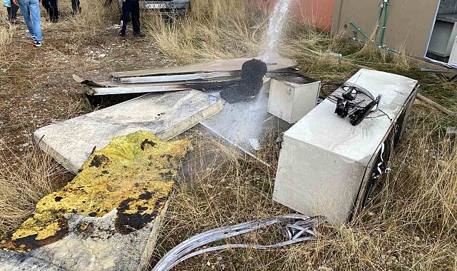Tunceli'de konteynerde çıkan yangın söndürüldü