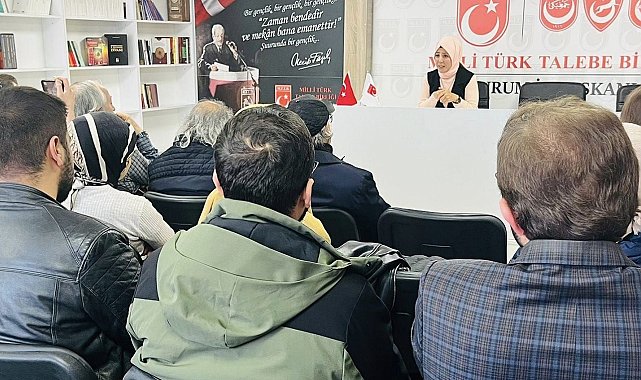 TYB Erzurum Şubesi'nde Cumhuriyetin 100. yılında kadınlar konuşuyor