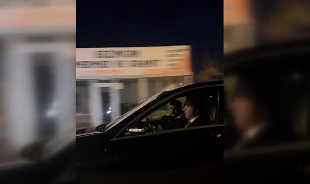 Vali Aydoğdu otobüs bekleyen üniversitelileri makam aracına aldı