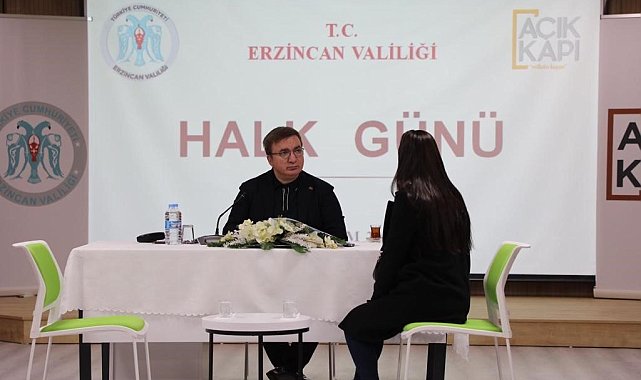 Vali Aydoğdu, "Halk Günü" toplantısında vatandaşları dinledi
