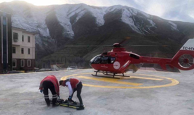 Van'da 2023 yılında 164 hasta ambulans helikopterle taşındı