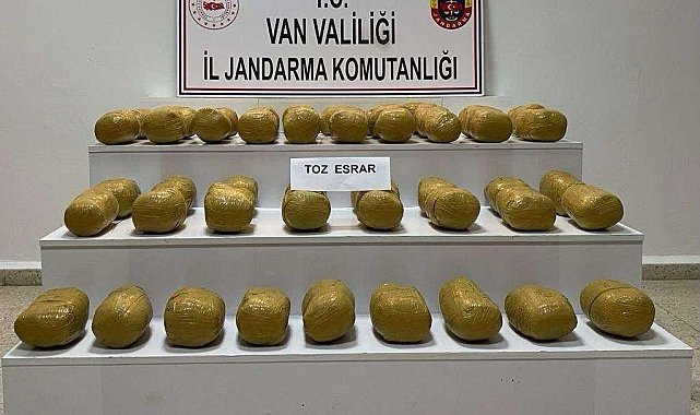 Van'da 51 kilo toz esrar ele geçirildi