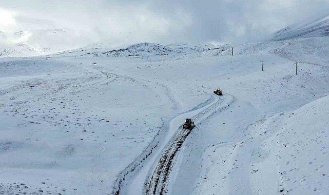 Van'da 600 personelle karla mücadele çalışması