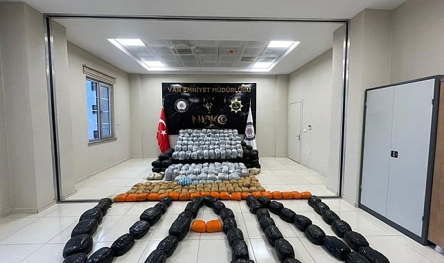 Van'da bir haftada 1 tondan fazla uyuşturucu ele geçirildi