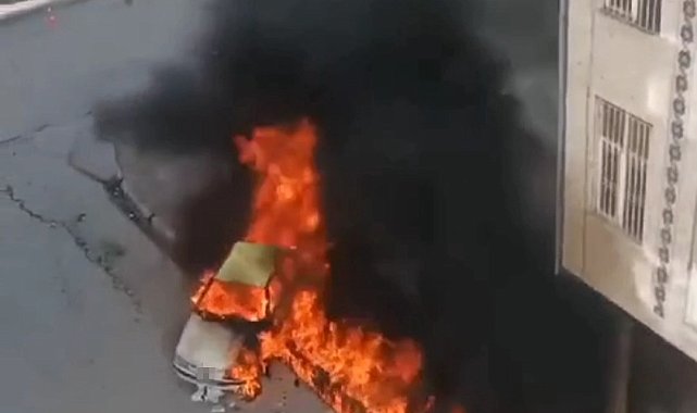 Van'da korkutan yangın