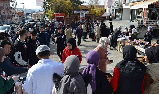 Varto'da Filistin'e yardım kampanyası düzenlendi