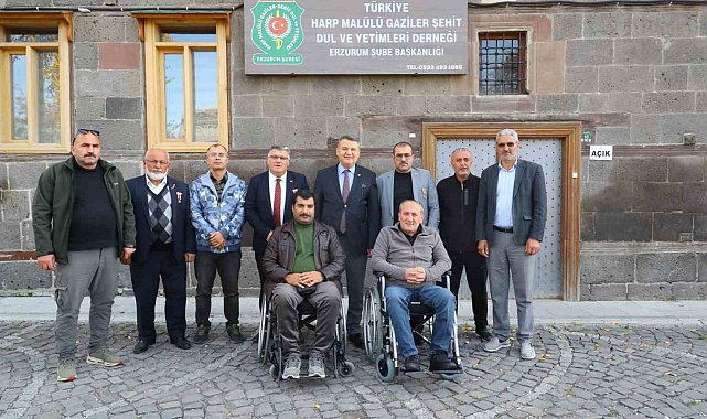 Yırtar'dan gazilere ziyaret