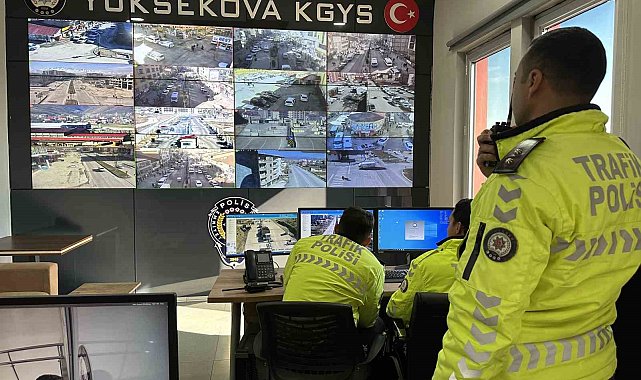 Yüksekova'nın kent güvenliği 24 saat gözetim altında
