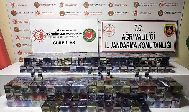 Ağrı'da 1 milyon TL'lik kaçak sigara operasyonu