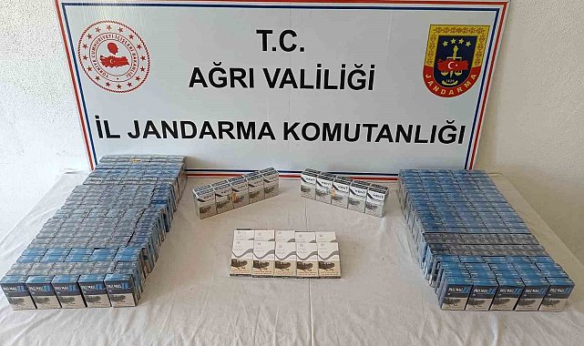 Ağrı'da 655 paket kaçak sigara ele geçirildi