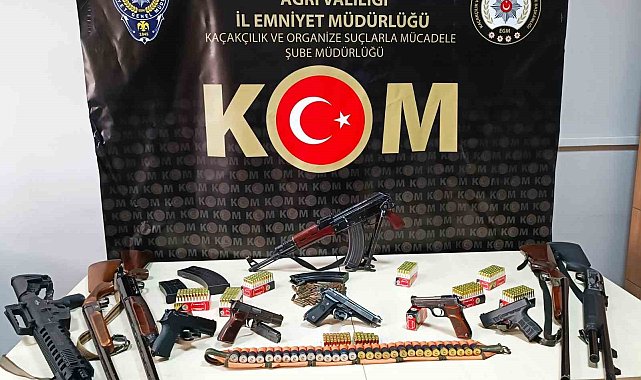 Ağrı'da eş zamanlı operasyon; 22 gözaltı