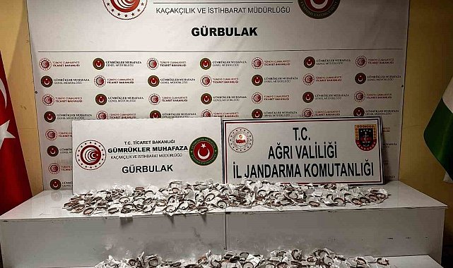 Ağrı'da kaçak takı malzemeleri ele geçirildi