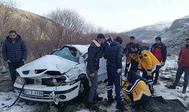 Ağrı'da kaza: 3 yaralı