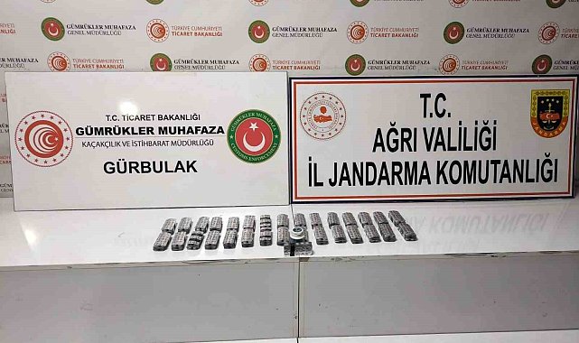 Ağrı'da uyuşturucu hap ele geçirildi