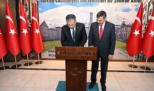 Bakan Yerlikaya'ya Erzurum brifingi