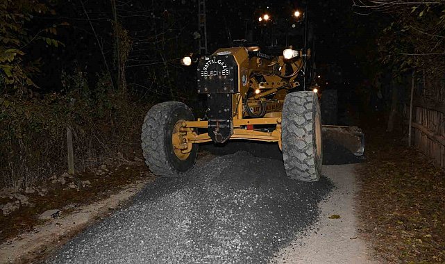 Battalgazi'de yol çalışmaları sürüyor