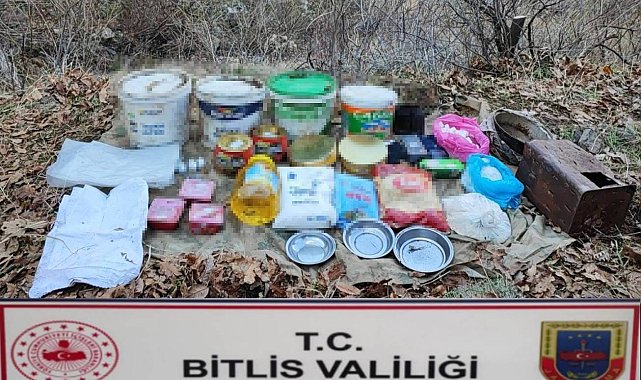 Bitlis'te silah ve mühimmat ele geçirildi