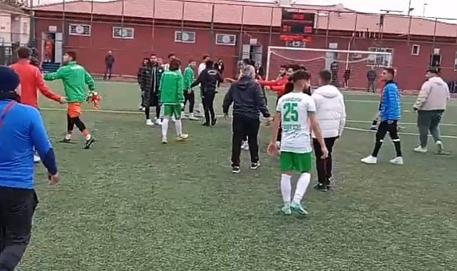 Bölgesel Amatör Lig'de olaylı maç: 3 yaralı