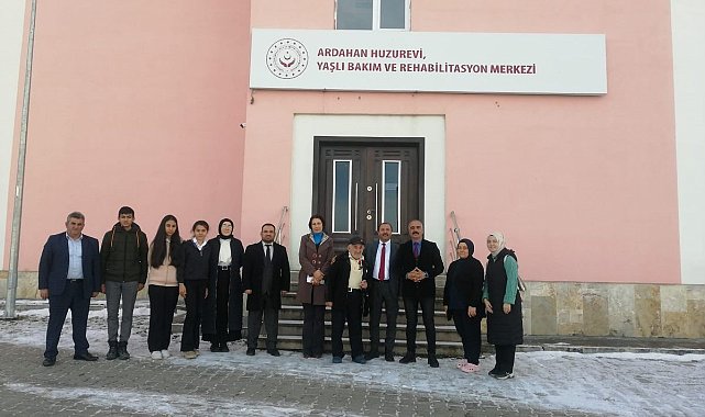 Çıldır Milli Eğitim ve Müftülükten Huzurevi Ziyareti