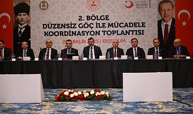 Düzensiz Göçle Mücadele Koordinasyon Toplantısı Erzurum'da gerçekleşti
