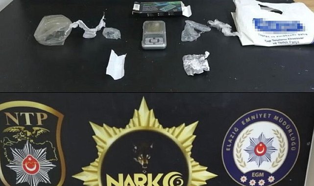 Elazığ'da 3 uyuşturucu taciri yakalandı