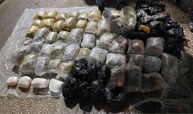 Elazığ'da 'Alex' sayesinde 45 kilo uyuşturucu ele geçirildi