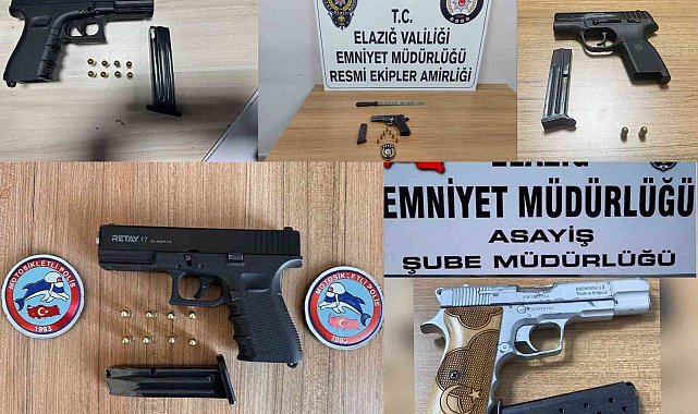 Elazığ'da aranan 9 şüpheli yakalandı