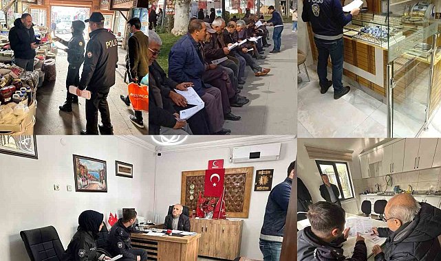 Elazığ'da esnaf ve vatandaşlar hırsızlık olaylarına karşı bilgilendirildi