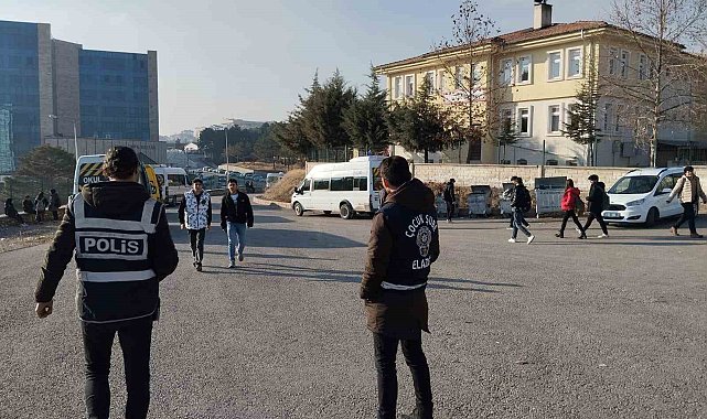 Elazığ'da okul önü denetimleri aralıksız sürüyor